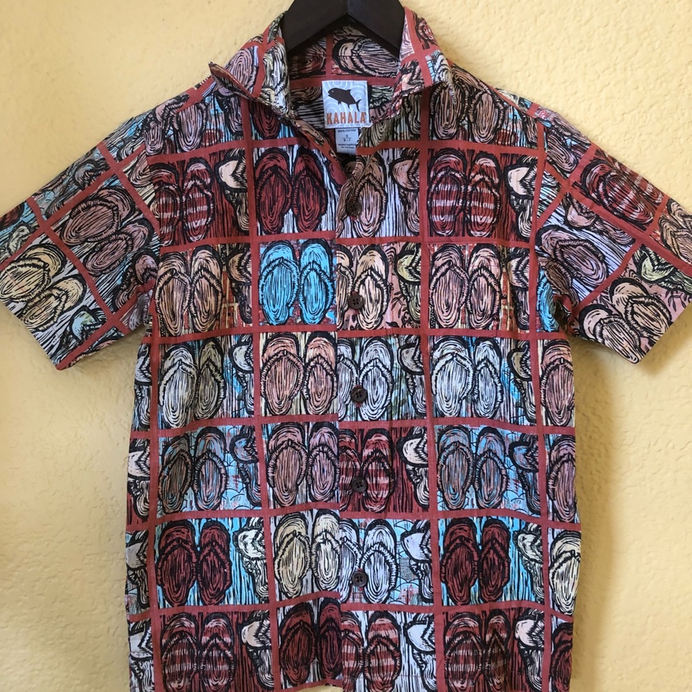 Kahala Hawaiian kid shirt
